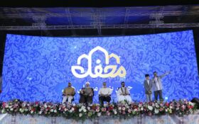 جشن بزرگ ۸ ساعته عید غدیر خم در پیاده راه فرهنگی شهرداری رشت+ گزارش تصویری